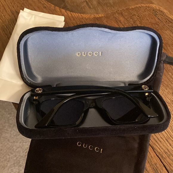 Gucci GG Black Sunglasses Full Inclusion NWT - Picture 3 of 9
